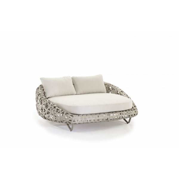 Curl Alum Wicker Bed 170505